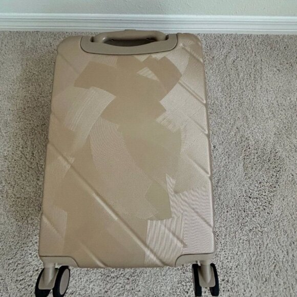 Samantha Brown 22" Hardside Carry-On Spinner , Luggage CHAMPAGNE nwt - Picture 11 of 14